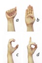 Deaf alphabet