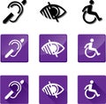 Deaf, Blind, Disabled Symbols