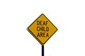 Deaf Child Area Sign