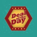 Deal of the day - retro label
