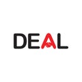 Deal hand shake symbol design decor vector Royalty Free Stock Photo