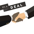 Deal handshake