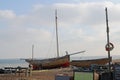 Fishing Boats Deal Beach Kent England UK Royalty Free Stock Photo