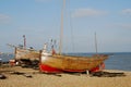 Fishing Boats  Deal Beach  Kent  England  UK Royalty Free Stock Photo