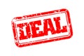 Deal rubber stamp Royalty Free Stock Photo