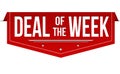 Deal of the week banner design Royalty Free Stock Photo