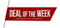 Deal of the week banner design Royalty Free Stock Photo