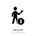 dealer icon in trendy design style. dealer icon isolated on white background. dealer vector icon simple and modern flat symbol for