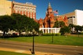 Dealey Plaza, site of the JFK Assassination, in Dallas, Texas Royalty Free Stock Photo