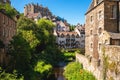 Dean village, aka Water of Leith Village, in edinburgh, scotland, uk