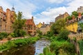 Dean Village in Edinburgh, Scotland