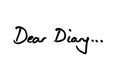Dear Diary Royalty Free Stock Photo