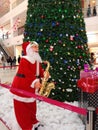 Dear santa in an Indian Mall Guwahati city