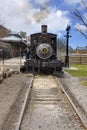 Dearborn, MI / USA - 04.21.2018 : Steam locomotive at Greenfield Village which was originally developed by Henry Ford Royalty Free Stock Photo