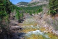 Dearborn River cascading down a Canyon in Montana