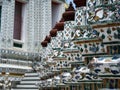 Deatail of the Central Pagoda at Wat Arun the Temple