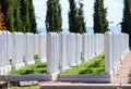Death in battle WWI Turkish Military cemetery, Turkey