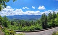 death bend in polish mountains view sky tree mountainÃ¯Â¿Â¼ Royalty Free Stock Photo