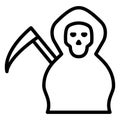 Death Isolated Vector icon which can easily modify or edit