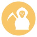 Death Isolated Vector icon which can easily modify or edit