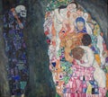 Death and life painting by Gustav Klimt