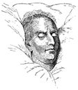 A death mask of Friedrich Schiller