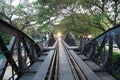 The Death Railway Bridge over Kwai river