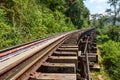 The Death Railway or The Thailand-Burma railway Royalty Free Stock Photo