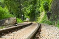 Death Railway train passing Royalty Free Stock Photo