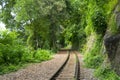 Death Railway train passing Royalty Free Stock Photo