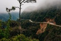 The Death Road is one of the most dangerous roads in the world Royalty Free Stock Photo