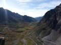 The Death Road in Yungas, Bolivia, South America.