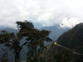 The Death Road in Yungas, Bolivia, South America.