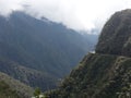 The Death Road in Yungas, Bolivia, South America.