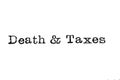 Death & Taxes Typewriter Type Royalty Free Stock Photo