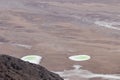 Death Valley - Aerial view of Salt Badwater Basin seen from Dante View in Death Valley National Park, California, USA Royalty Free Stock Photo