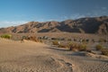 Mesquite Sand Dunes vista point in Death Valley National Park, California Royalty Free Stock Photo