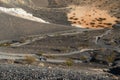 Ubehebe Crater in Death Valley National Park, California Royalty Free Stock Photo