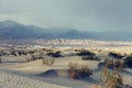 Death Valley dunes at sunset Royalty Free Stock Photo