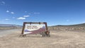 Death Valley sign, California