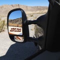 Death Valley National Park entrance sign. Royalty Free Stock Photo