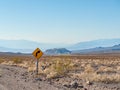 Driving in Death Valley, California Royalty Free Stock Photo