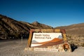Death Valley National Park Sign Royalty Free Stock Photo
