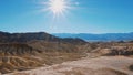 Death Valley National Park on a sunny day - beautiful Californian desert