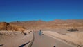 Death Valley National Park on a sunny day - beautiful Californian desert - LAS VEGAS-NEVADA, OCTOBER 11, 2017