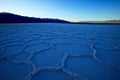 Death Valley - Polygons in Badwater Basin Royalty Free Stock Photo