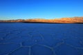 Death Valley - Polygons in Badwater Basin Royalty Free Stock Photo