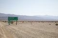 Death Valley Road Sign Royalty Free Stock Photo