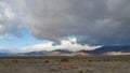 Death Valley salt flats and mountains Royalty Free Stock Photo