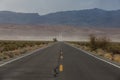 Death Valley during sand storm Royalty Free Stock Photo